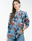Camicia Ylenia | Tropical Essence Blues
